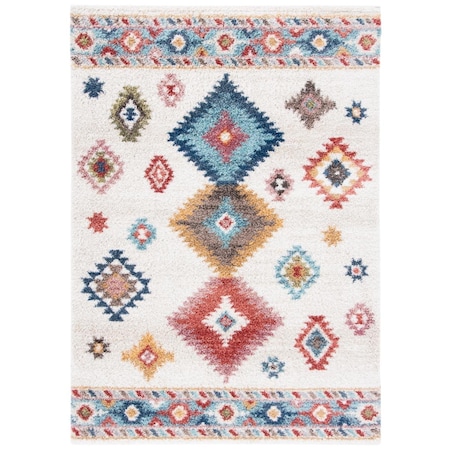 Safavieh 4 ft. 5 in. x 6 ft. 5 in. Calista Area Rug Ivory & Blue CAL142A-4